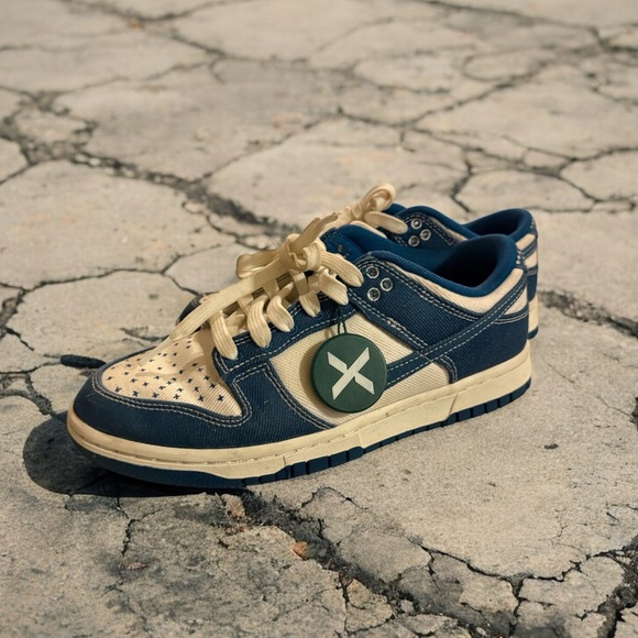 Nike Shoes - Nike Dunk Low Industrial Blue Sashiko